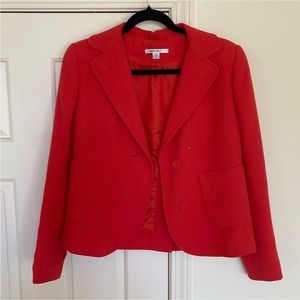 Red Carven Blazer